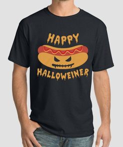 Happy Halloweiners Hot Dog Halloween Shirt