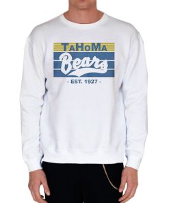 White Sweatshirt Bears Est 1927 Tahoma Highschool