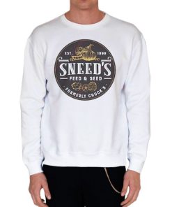 White Sweatshirt Better Feed Sneed Est 1999