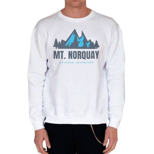White Sweatshirt Classic Mt. Norquay Outdoor Adventure