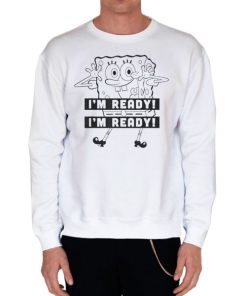 White Sweatshirt Inspired Spongebob on Knees Meme