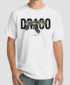 Bootleg Graphic a Draco Gun Shirt
