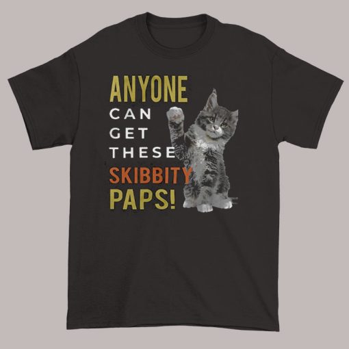 Funny Cat Lover Skibbity Paps Shirt
