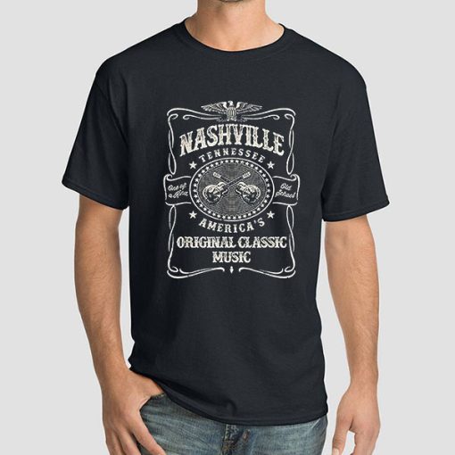 Is Nashville Est 90s Classic Music Shirt