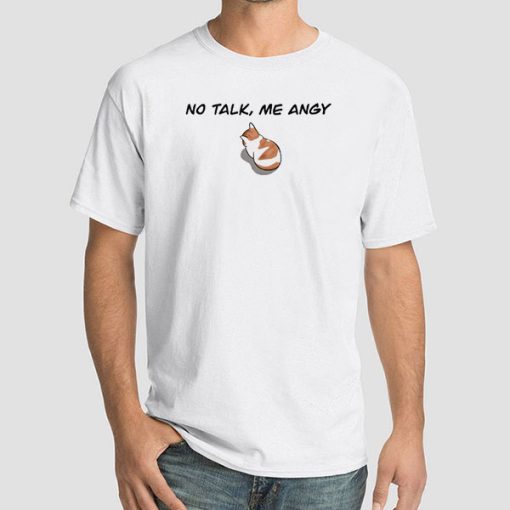 Funny Cat No Talk I Angy Shirt