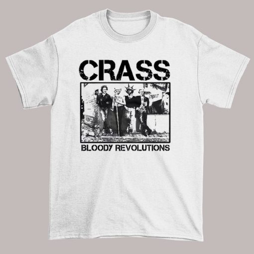 Potrait Bloody Revolutions Crass T Shirt