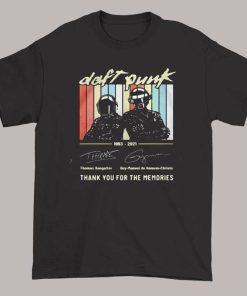 The Memories Signature Vintage Daft Punk Shirt
