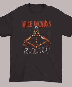 Vtg Skull Alice in Chains Rooster Shirt