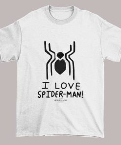 Funny Cartoon I Love Spider Man Shirt