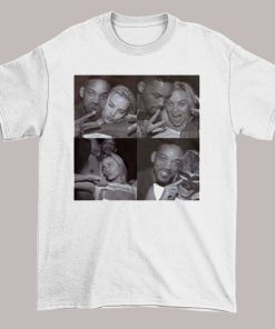 Vintage Photo Will Smith Margot Robbie Shirt
